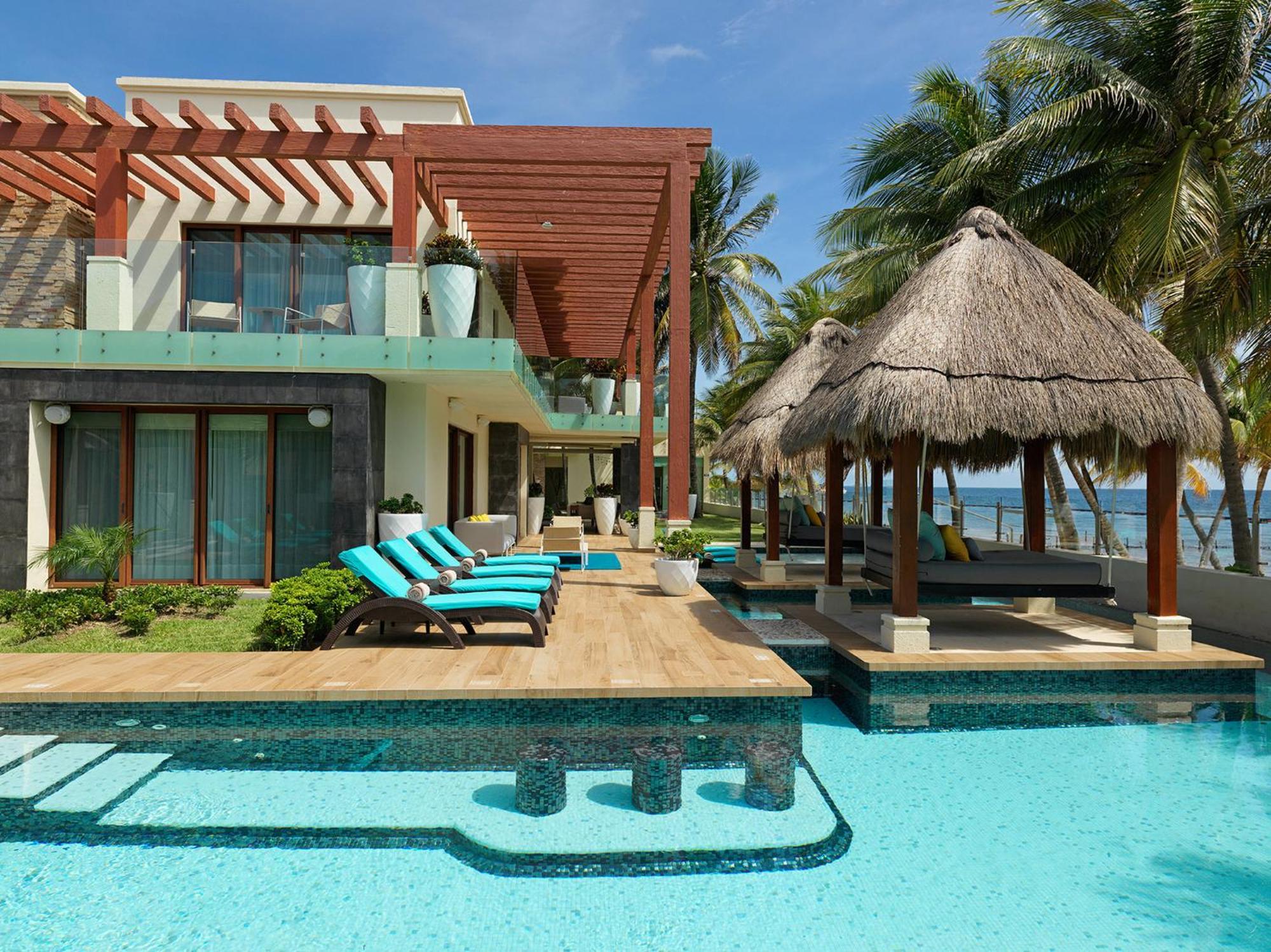 Azul Villa Esmeralda Puerto Morelos Bagian luar foto