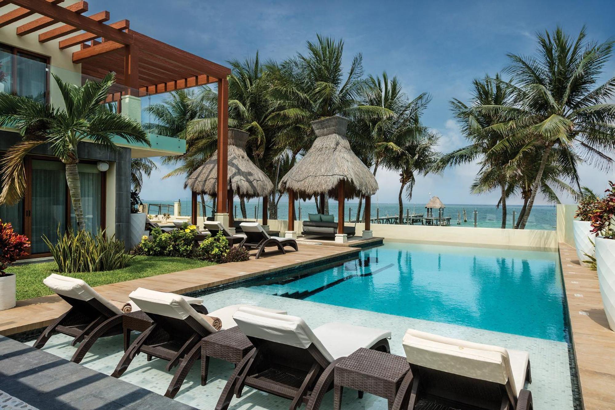 Azul Villa Esmeralda Puerto Morelos Bagian luar foto