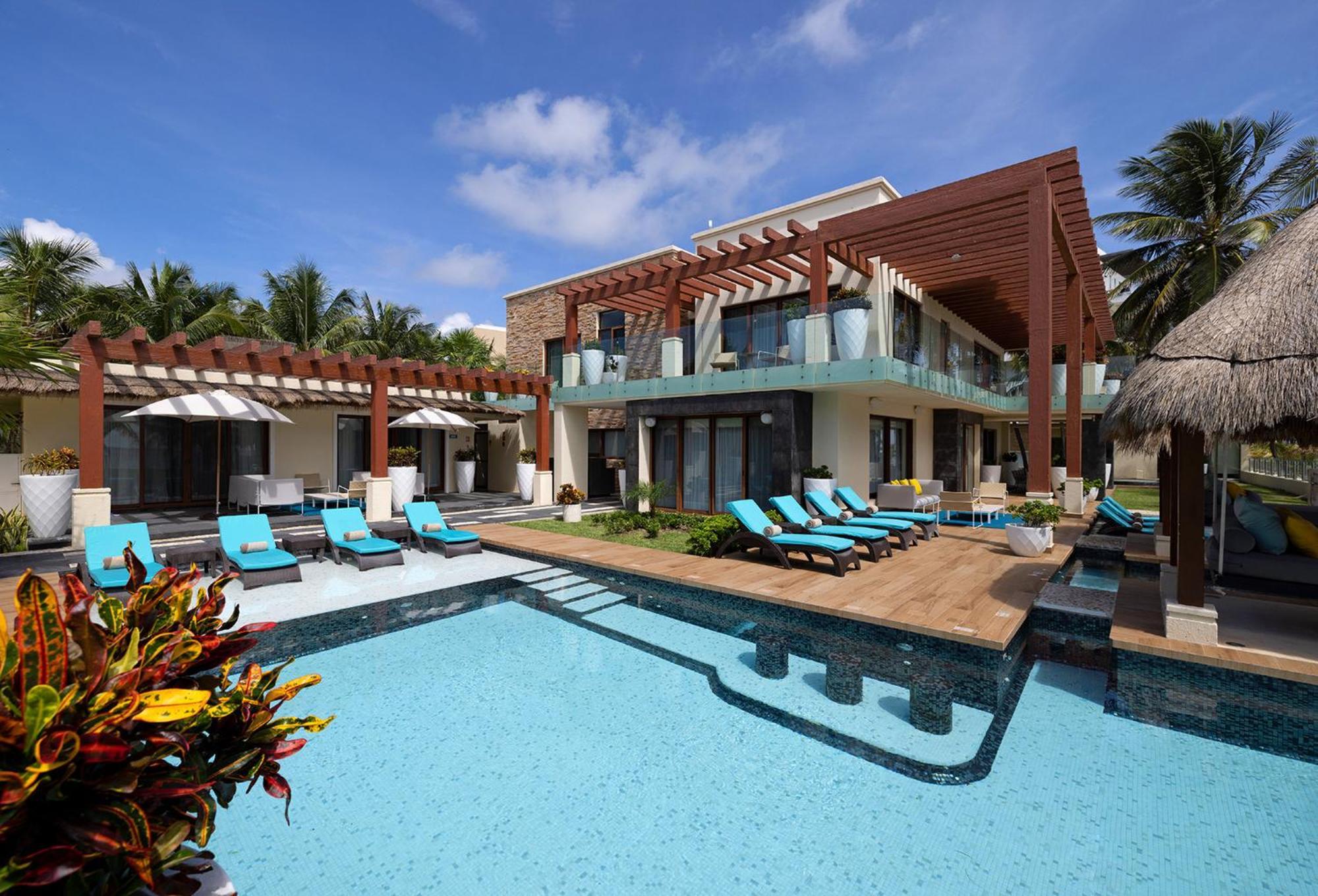 Azul Villa Esmeralda Puerto Morelos Bagian luar foto
